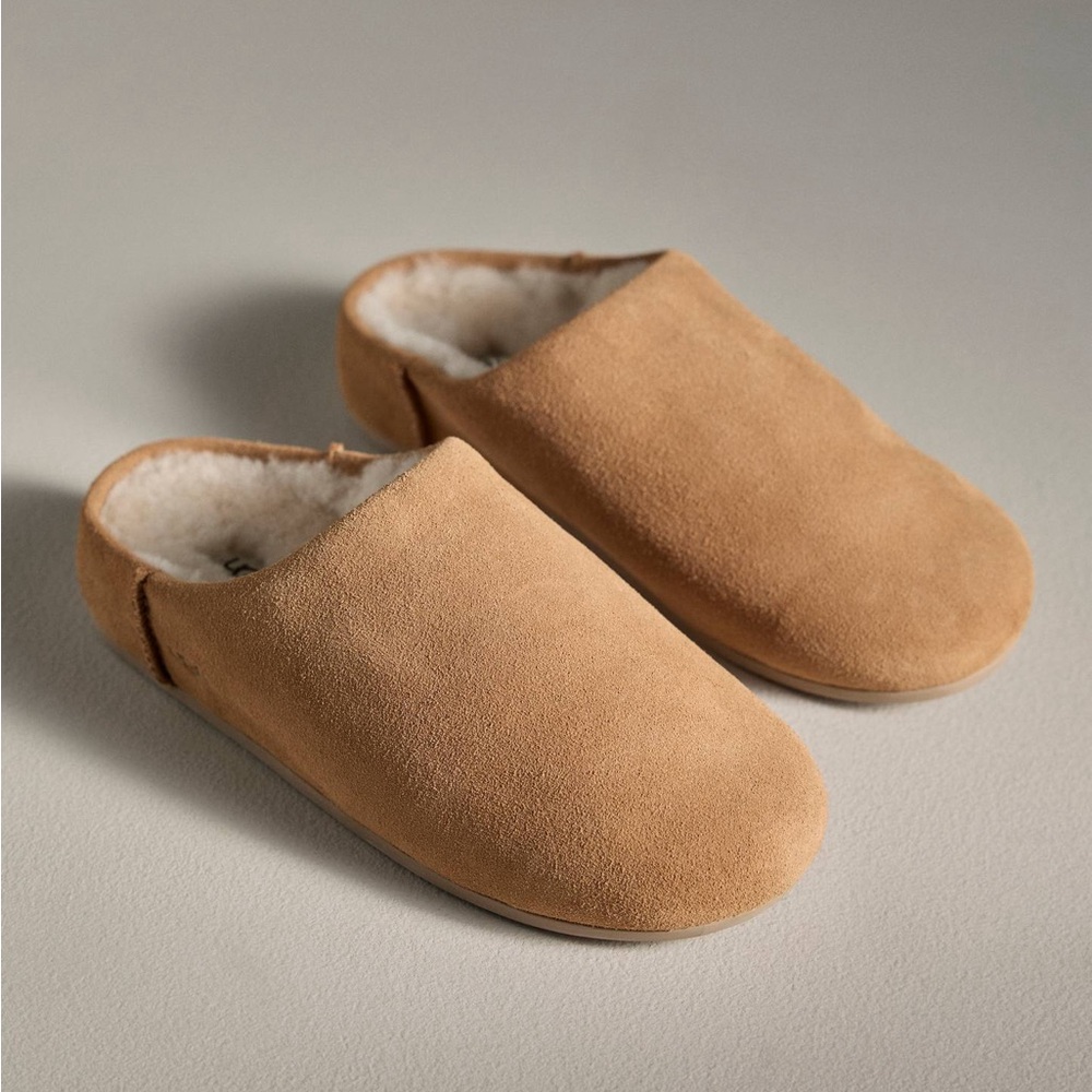 UGG Anthropologie Elea Slip-On Clogs in Chestnut Brown - NWOB - Picture 2 of 8